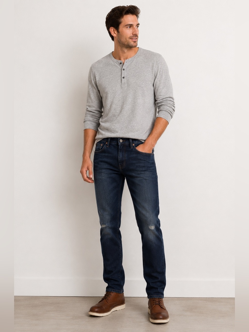 Levi's 511 Dark Blue Wash Straight Jeans Size 31 30 Denim Stretch Capsule Slim